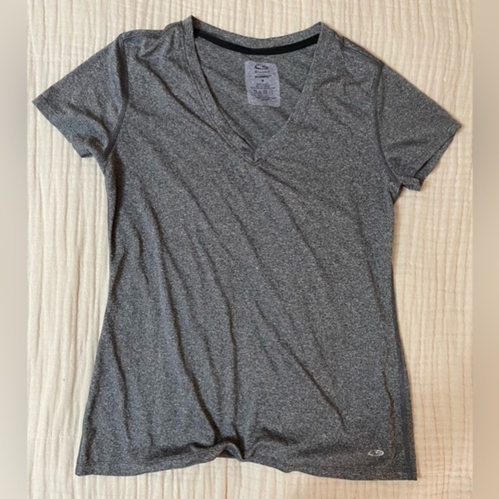 Champion Gray Athletic Tee Size Medium